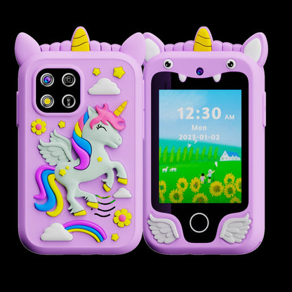 Explorer Toy Phone in Pink, Purple or Green with Dual Cameras, Touchscreen Interface and 8GB Label