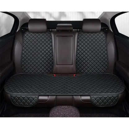 Car Seat Cover Rear Bench Protector with Source-Listed Water-Resistant Surface in Black or Red