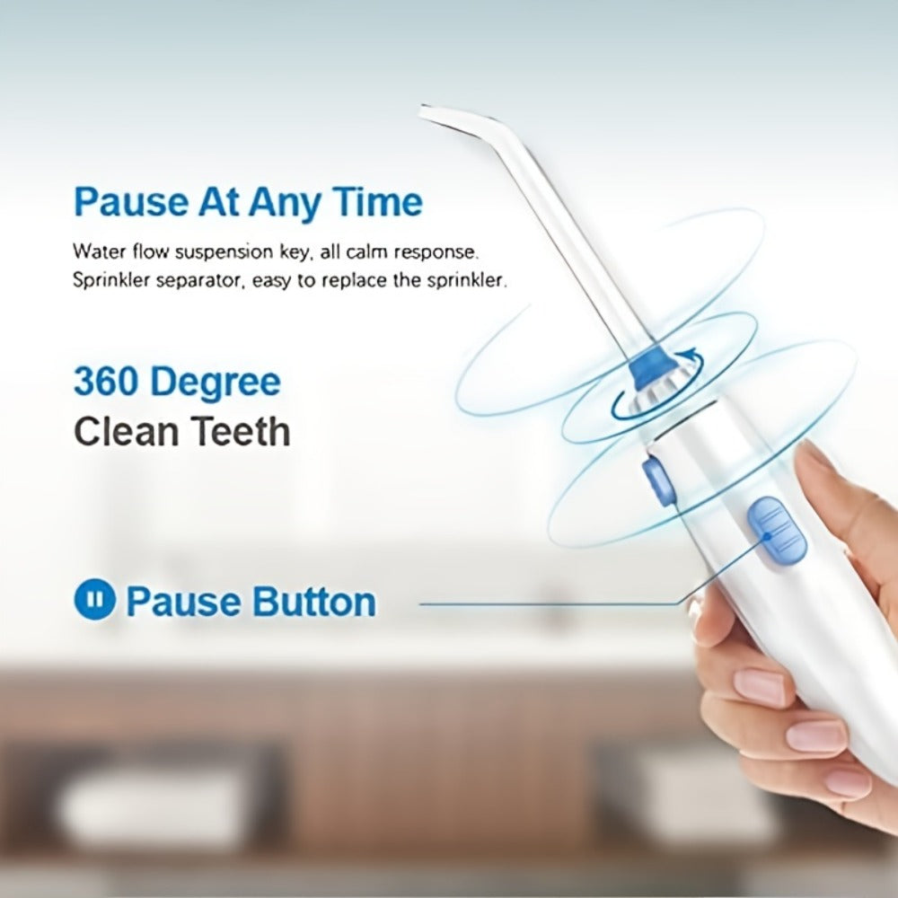 Cordless Water Flosser Electric Oral Irrigator Portable Rechargeable Dental Cleaner – Teeth Cleaning Water