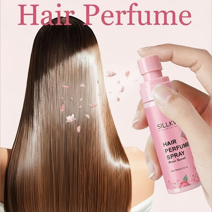 Argan Hair Oil & Rose Scented Spray Set for Women | Moroccan Penetrating Treatment Smooths Frizz Moisturizes Strengthens | Long-Lasting Rose