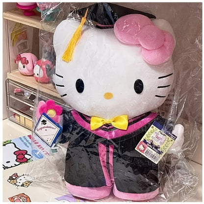 Hello Kitty Graduation Cap and Gown Set, Officially Licensed Sanrio Doctoral Cap & Bachelor Gown