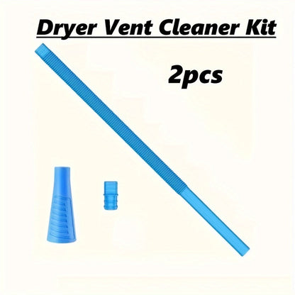 Dryer Vent Cleaner Kit Vacuum Hose Attachment Lint Remover Brush Flexible Dryer Duct Cleaning Tool for Removing Lint Debris Blockage