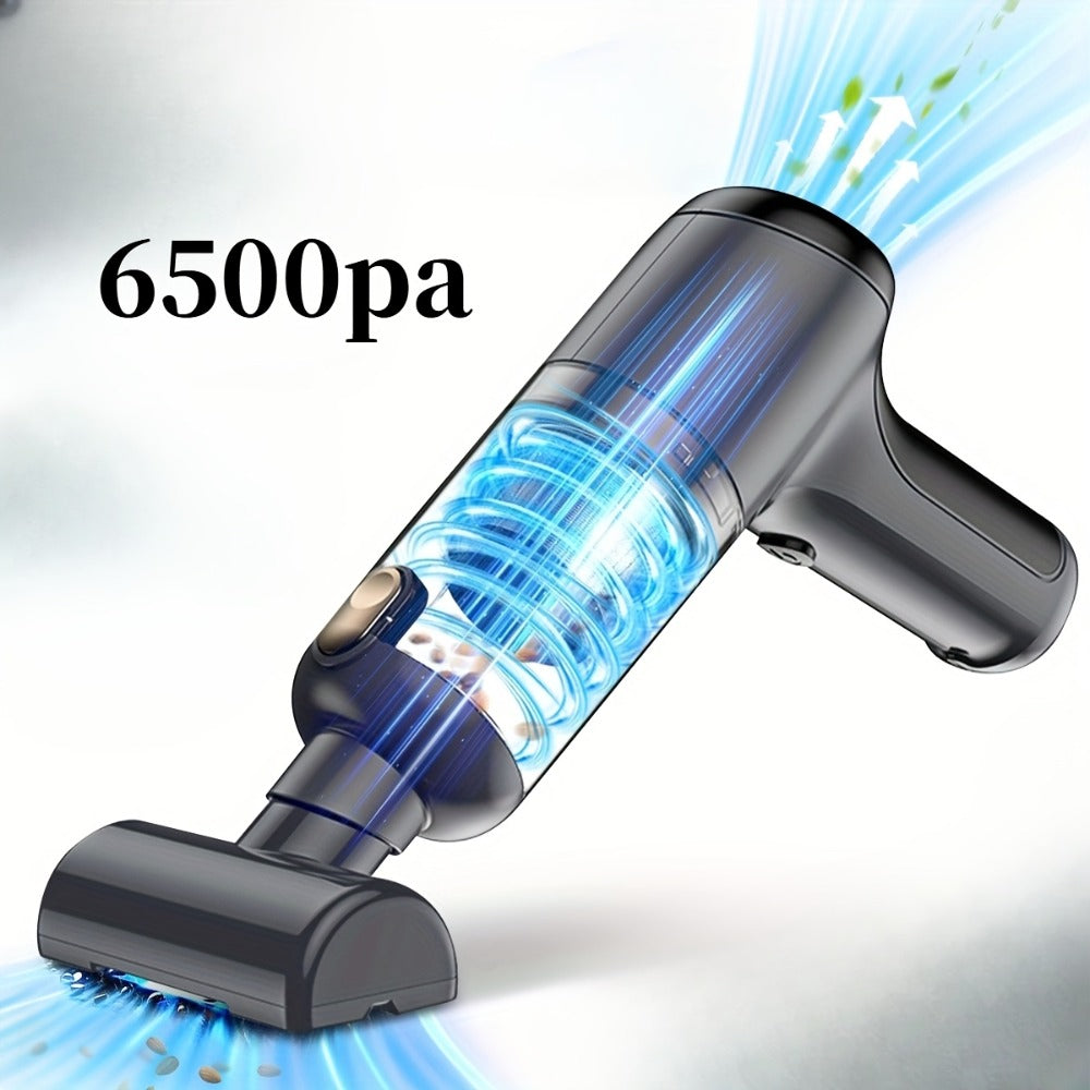 Car Vacuum Cordless 21000Pa Powerful Handheld Wireless 6000mAh USB Rechargeable for Entryways, Bedrooms and Living Spaces