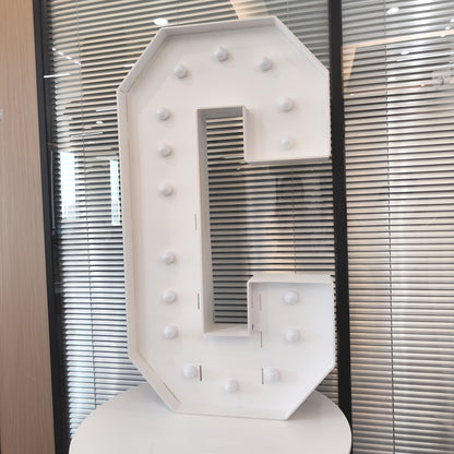 LED Letter Lights 4FT Tall Marquee Letter Lights A-Z Alphabet Light Up Letters with Cool White LED for Wedding