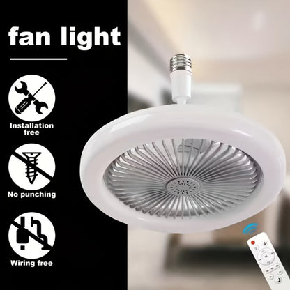 Ceiling Fan Light with Remote Control 3-Speed 3-Color Dimmable LED E26 Base 3000-6500K for Entryways, Bedrooms and Living Spaces