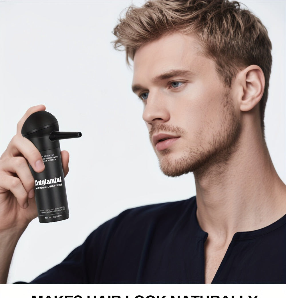 Hair Volumizing Fibers 2-in-1 Kit 30g x 2pcs - Instant Volume for Thinning & Sparse Hair, Fills Part Lines & Hairlines