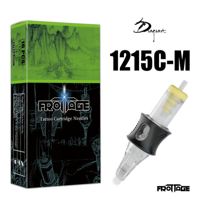 Tattoo Cartridge Needles with Frotage Label, 26 Retained RL RLT RS CM and M1 Cartridge Size Options