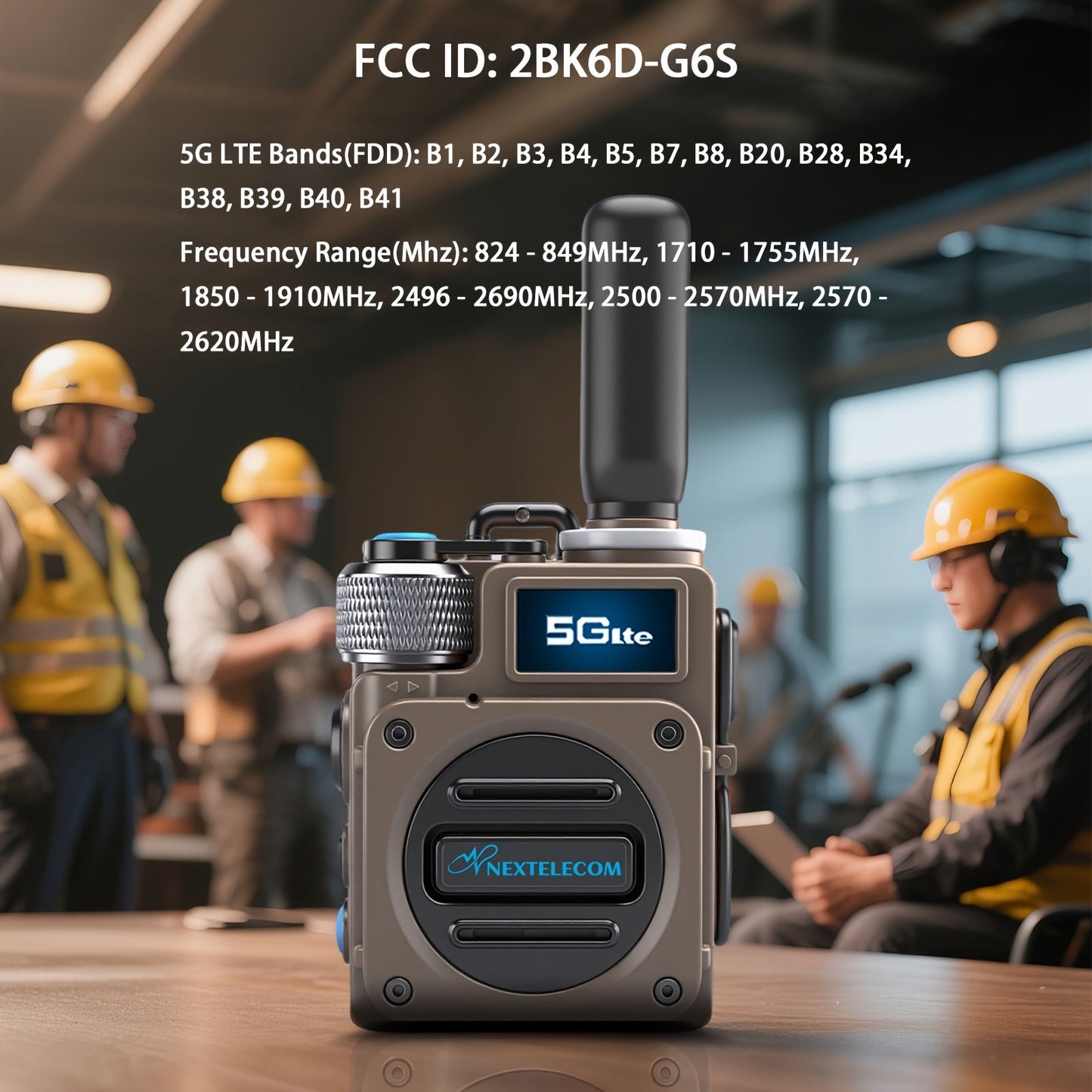 POC Walkie Talkies Long Range Two-Way Radio with SIM Card – No Monthly Fee, 5000-Mile Nationwide Coverage, Shock & Dust Proof for Truckers