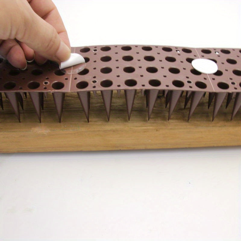 Bird Spikes, 4 Row Fence Balcony Window Sill Ledge for Garden, Yard and Pest Management, with the Listed Configuration
