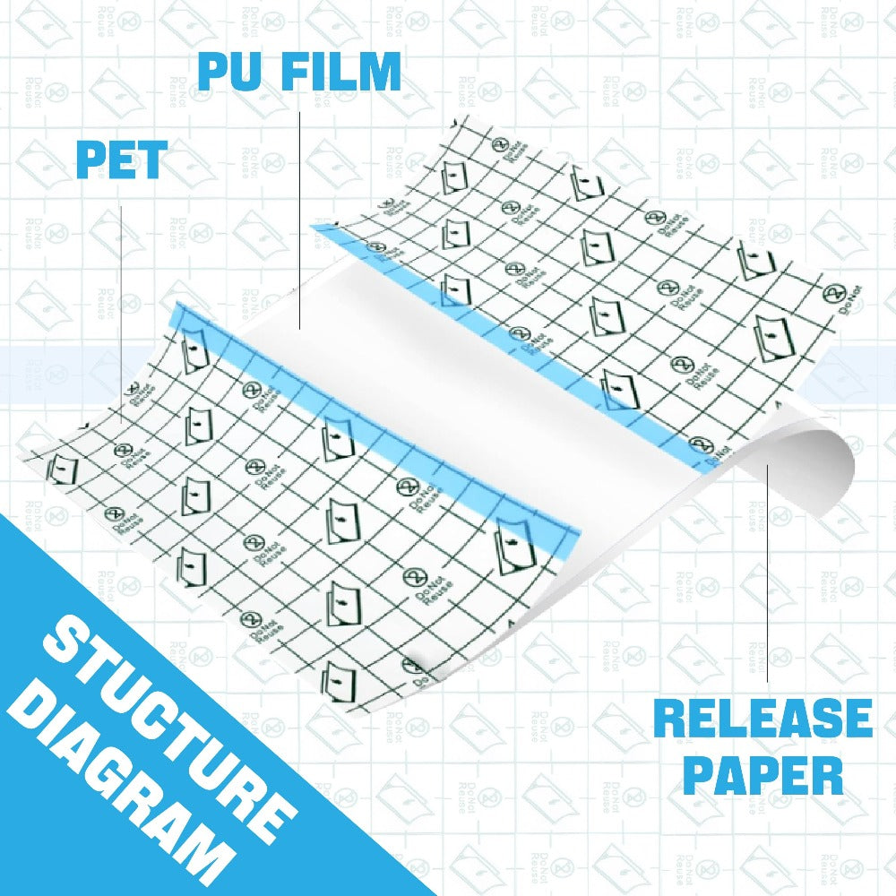 Tattoo Bandage Roll Clear Second Skin Film for New Tattoo Healing for Temporary Body Art, Festivals and Costumes