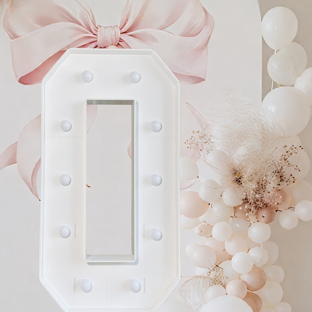 Marquee Letter Lights 3ft LED Light Up Letters for Weddings, Proposals & Celebrations – Cool White Lighted KT Board DIY Display Frame