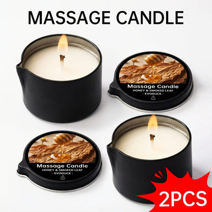 Scented Massage Candle 2-in-1 Soy Wax Essential Oil Body Lotion 20+ Scents 1pc 2pcs 6pcs Spa Nail Salon Pedicure Wedding Valentine Christmas