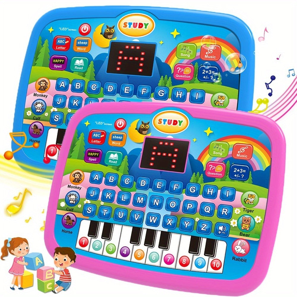 Educational Learning Machine for Kids with 2.2" Screen Alphabet Numbers Music Animals Piano Keys