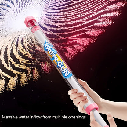 Firework-Shape Manual Water Blaster Set with Three or Six Pull-Push Wands in Blue, Purple and Pink