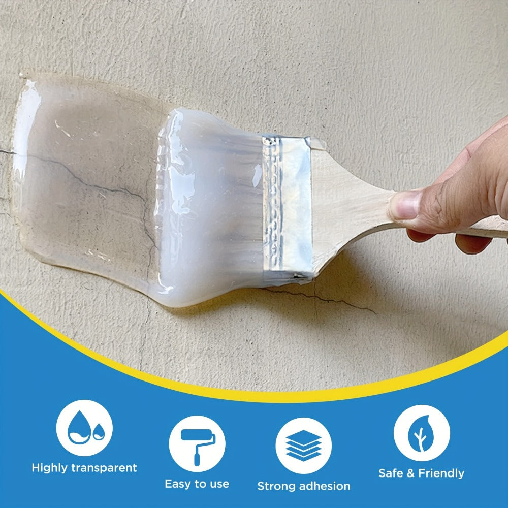 Sealant Liquid Glue 32oz 1KG Leak Agent, Indoor Outdoor Coating for Roof Basement Wall Pipe Crack Sealing