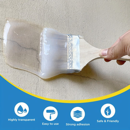 Sealant Liquid Glue 32oz 1KG Leak Agent, Indoor Outdoor Coating for Roof Basement Wall Pipe Crack Sealing
