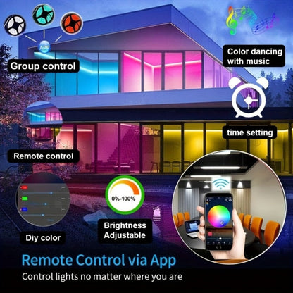 Neon Rope Lights RGB LED Flexible Strip with App & Remote Control, Music Sync, Cuttable, 24V Safe