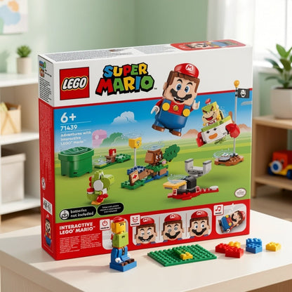 Interactive Mario Building Set LEGO 71439, Adventures with Interactive LEGO Mario Starter Course 218 Pcs