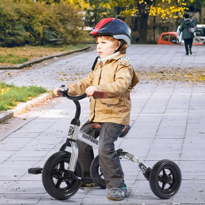 3-in-1 Kids Tricycle Balance Bike Carbon Steel Frame EVA Wheels Foldable with the Listed Color, Size or Set Options for Everyday Use