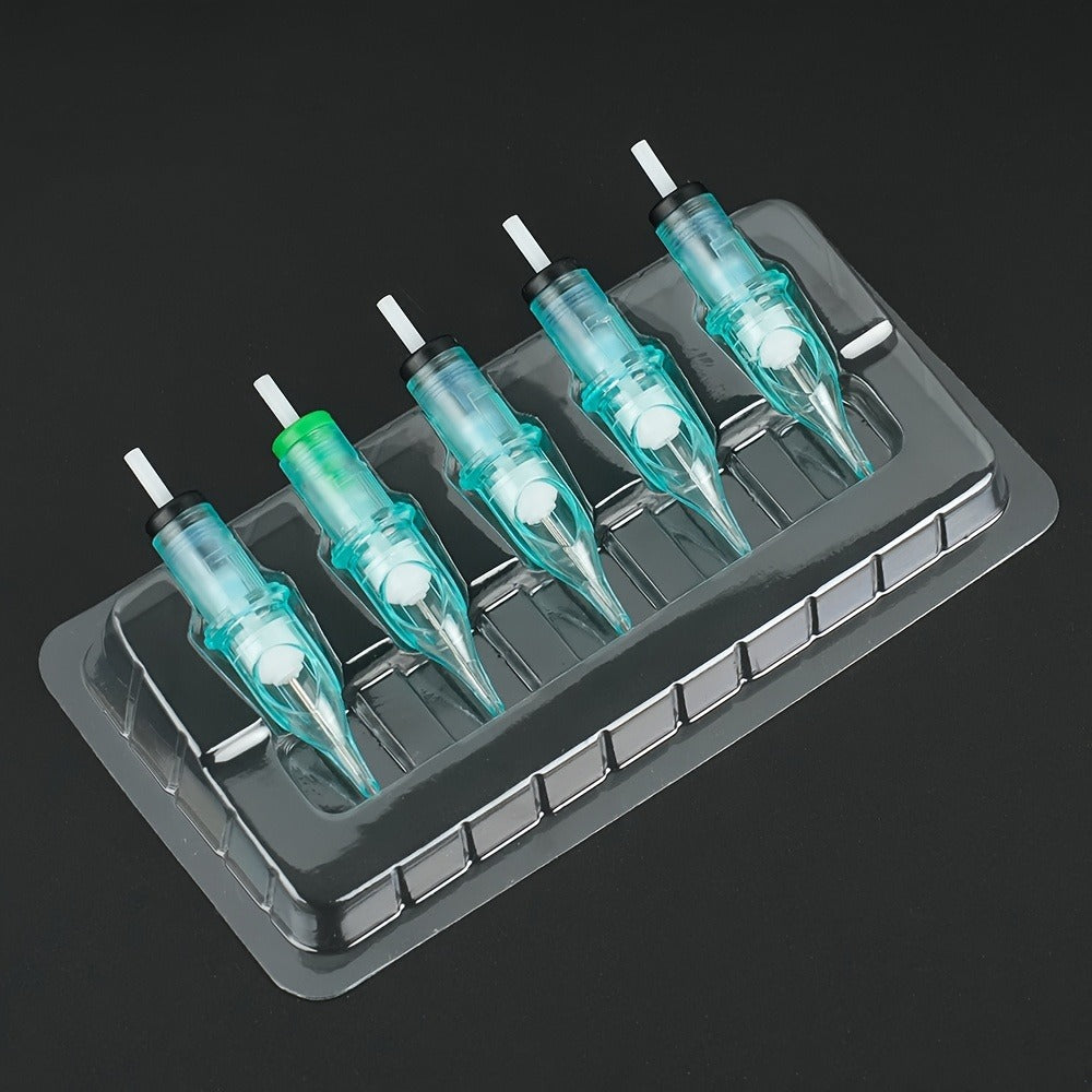 Disposable Tattoo Needle Holders 50Pcs Sterile Single-Use Grip Tubes for Professional for Temporary Body Art, Festivals and Costumes