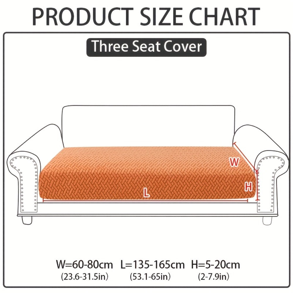 Sofa Cover Sectional Panel Options for Single to 4 Seats, Chaise, Armrest Pair or Backrest in Five Colors