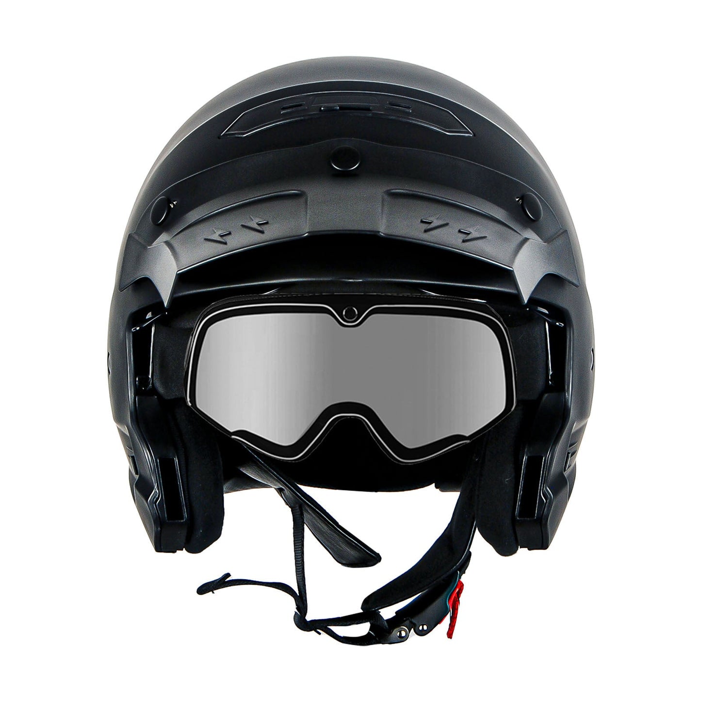 Motorcycle Helmet Convertible Full/Open-Face Shell with Detachable Mask, Smoked Shield, S-XL Sizes and Multiple Styles