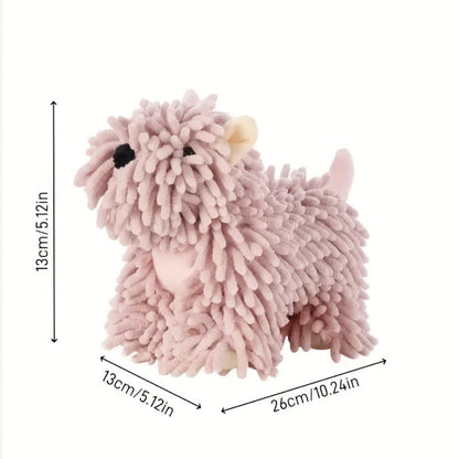 Cute Puppy Hand Towel Wall-Hanging Kitchen Bathroom Towel – Soft Absorbent Cartoon Dog Decorative Cloth 150g/㎡