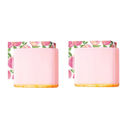 Intimate Cleansing Soap Rose Essence Built-in Bubble Net Rich Foam pH Balance Private Parts Soap for Women Peach Strawberry 2pcs 4pcs