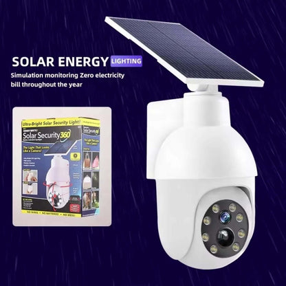 Solar Security Light with Fake Camera Design, Motion Sensor Outdoor LED Warning Light, Solar Powered