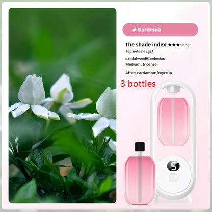 Aromatherapy Diffuser with Essential Oils Included, 4.06oz Cute Portable Aroma Diffuser with LED Light for Office