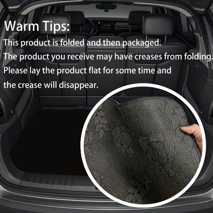 Blessed Script Car Floor Mats with Black Printed Surfaces in Two- or Four-Piece Set Options