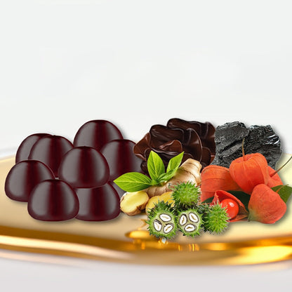 Himalayan Shilajit Golden Gummies with Panax Ginseng Ginger Tribulus 10:1 Extract for Bath Time, Home Spa and Personal Care