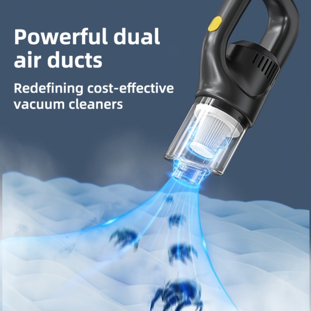 Cordless Handheld Vacuum Cleaner Rechargeable Portable Strong Suction Mini Vacuum for Home Car Pet Hair Dust Debris Quick Cleanup