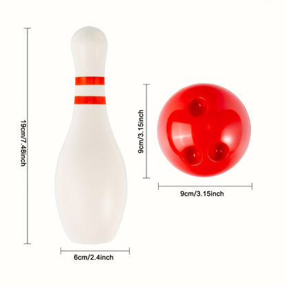 Kids Bowling Set Light Up Glow Pins & Ball, Indoor Outdoor Bowling Toy for Boys & Girls Ages 3+, Family Game Night