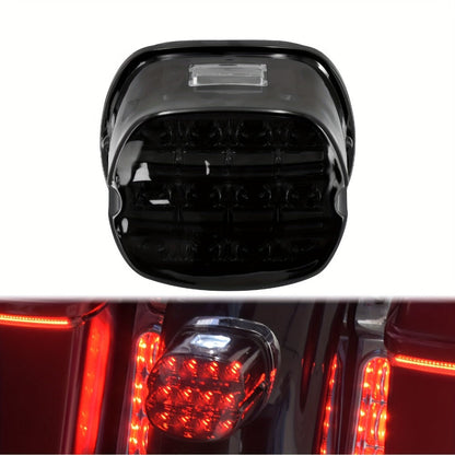 Harley Davidson LED License Plate Light with Turn Signal for Sportster Dyna Touring Road King Electra Glide – Brake Running Lamp