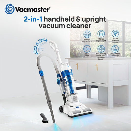 Vacmaster UC0101 Bagless Upright Vacuum Cleaner with 13-Inch Cleaning Path, 20-Foot Cord and Hand Tools