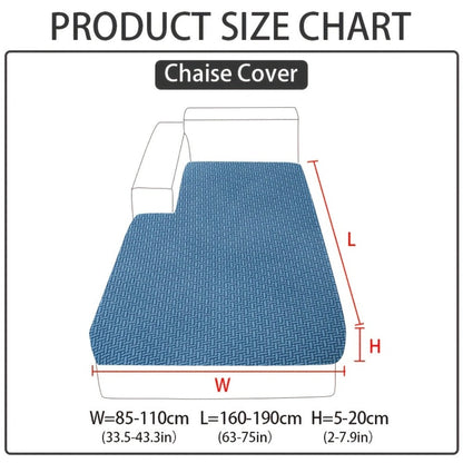 Sofa Cover Sectional Panel Options for Single to 4 Seats, Chaise, Armrest Pair or Backrest in Five Colors