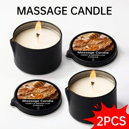 Luxury Soy Wax Candle 2-in-1 Massage Body Oil Essential Oil 20+ Scents 1pc 2pcs 6pcs Warm Moisturizing Lotion Spa Nail Salon Wedding