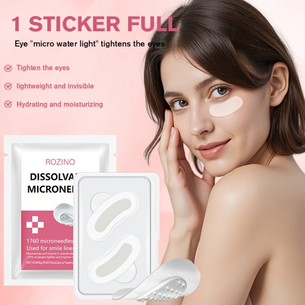 Microneedle Patches Hyaluronic Acid Niacinamide Dissolving Face Patches for Forehead Smile for Entryways, Bedrooms and Living Spaces