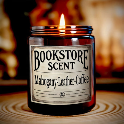 Book-Themed Jar Candle in 4oz or 8oz Singles, Two-Piece Sets and Four-Piece Gift Box Configurations