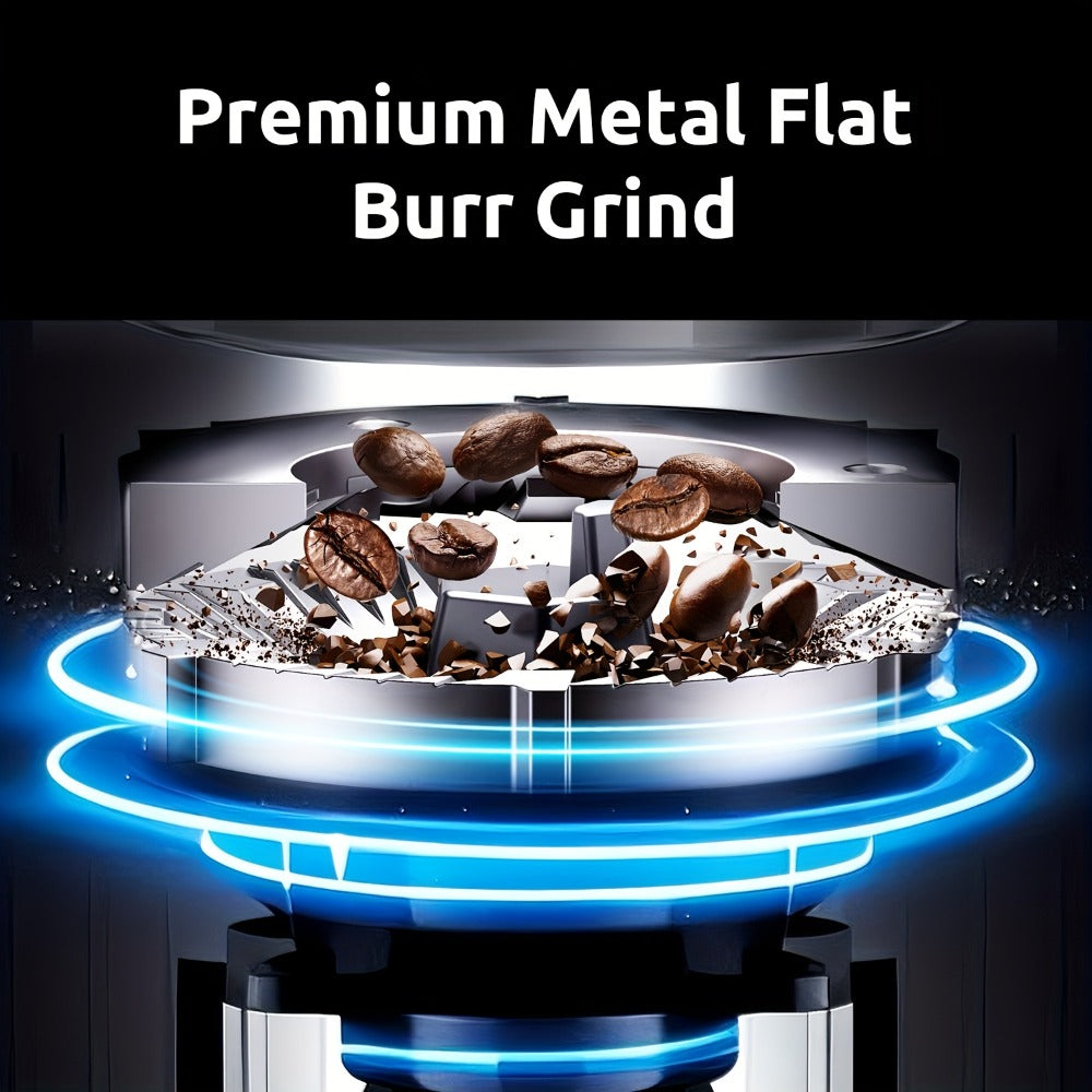 Burr Coffee Grinder Electric, 25 Precise Grind Settings, 40-Second Digital Timer, Adjustable Burr Mill