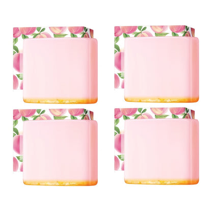 Intimate Cleansing Soap Rose Essence Built-in Bubble Net Rich Foam pH Balance Private Parts Soap for Women Peach Strawberry 2pcs 4pcs