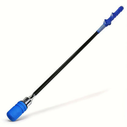 Golf Swing Tempo Trainer Stick with 32.68-Inch Length, Weighted Ends and Blue or Black Handle Options