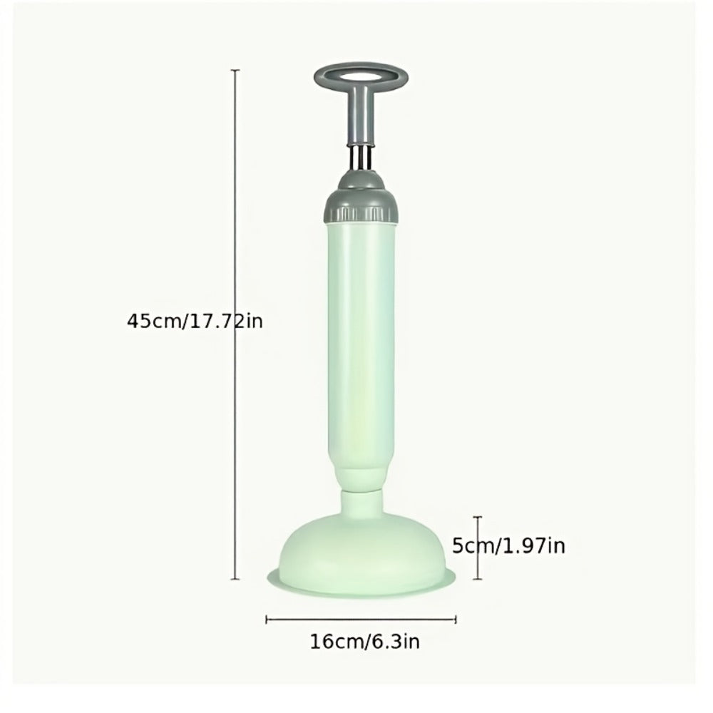 Flexible High-Pressure Drain Pipe Clog Remover – Manual Toilet Plunger & Pipe Dredging Tool