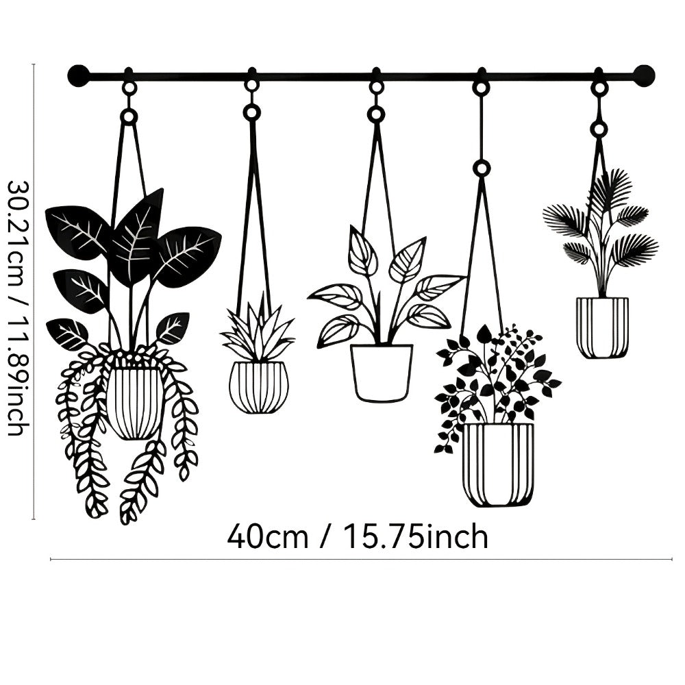Metal Flower Wall Art Rustic Farmhouse Decor, Minimalist 3D Floral Wall Sculpture for Living Room Bedroom Bathroom Dining Room