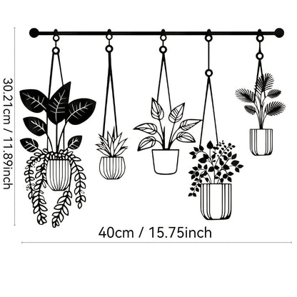 Metal Flower Wall Art Rustic Farmhouse Decor, Minimalist 3D Floral Wall Sculpture for Living Room Bedroom Bathroom Dining Room