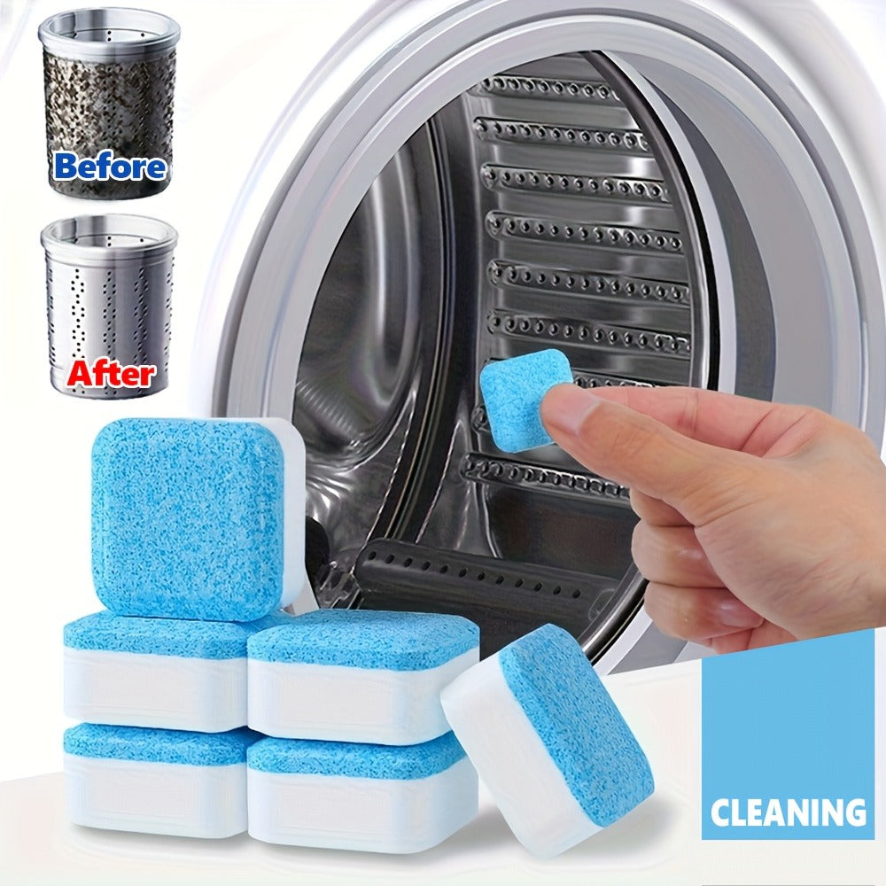 Washing Machine Cleaner Tablets Deep Cleaning Descaler for HE Front Loader Top Load Washer for Entryways, Bedrooms and Living Spaces