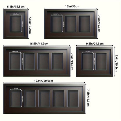 Trading Card Display Case Wall Mounted Wood Frame – Pokemon TCG Sports Cards 35–360pt Compatible, 1/2/4/6/10 Grid Options