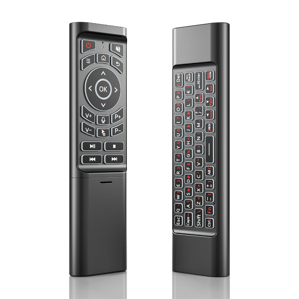 Mini Wireless Keyboard Remote Control Tri-Mode – Bluetooth & 2.4G Dual Channel, 7-Color Backlight