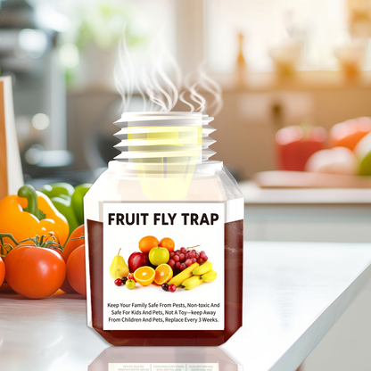 Fruit Fly Trap Indoor Sticky Flying Insect Catcher Bug Trap for Kitchen Home Plant Gnat Whitefly Fungus Gnat Pest Control